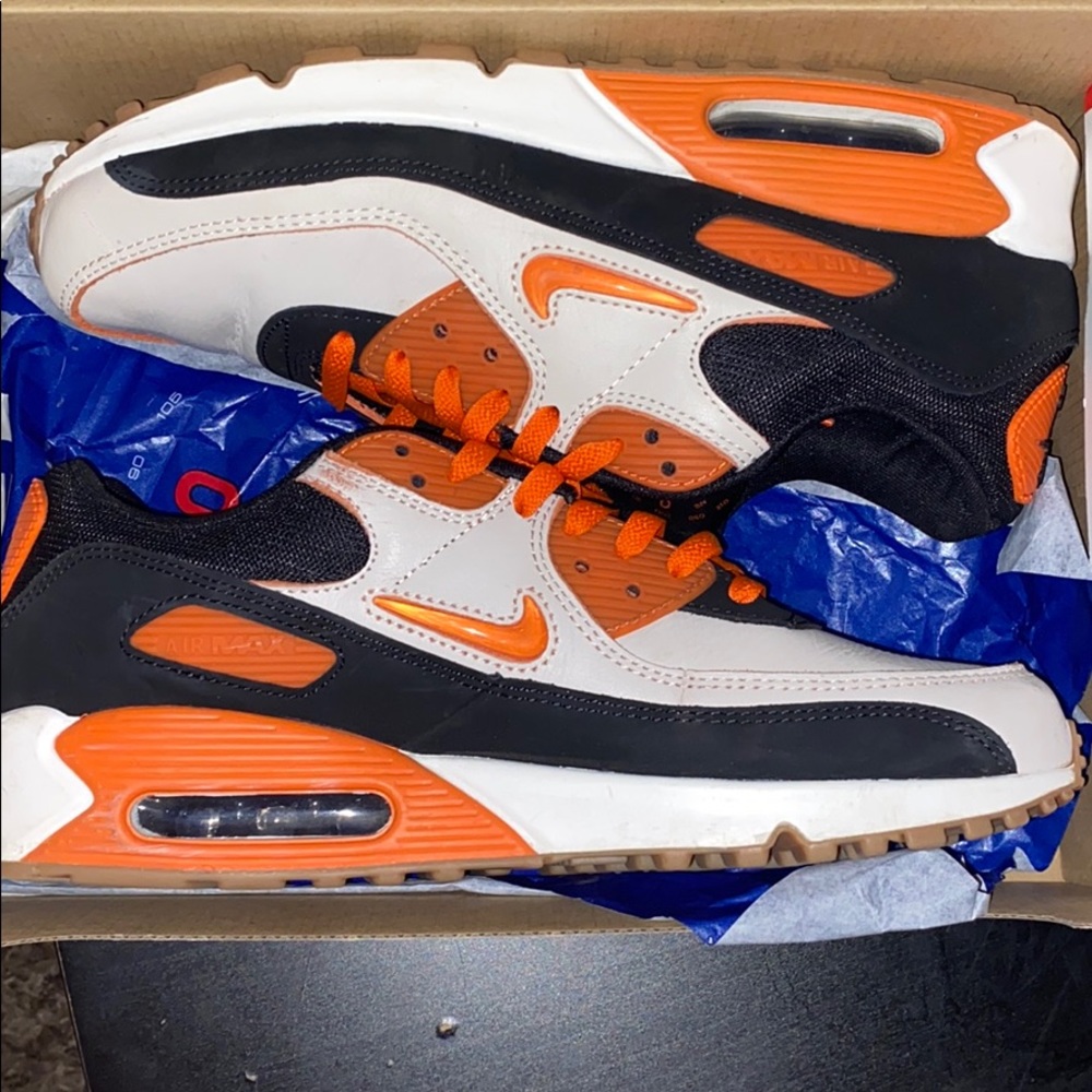 air max 90 prm sail safety orange-black